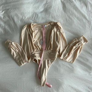 CREAM/BEIGE BODY SUIT